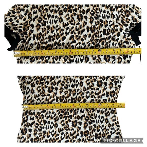 NWT Superdown x REVOLVE Harper Leopard Print Mini Tee Dress Size Small NEW - Picture 12 of 15